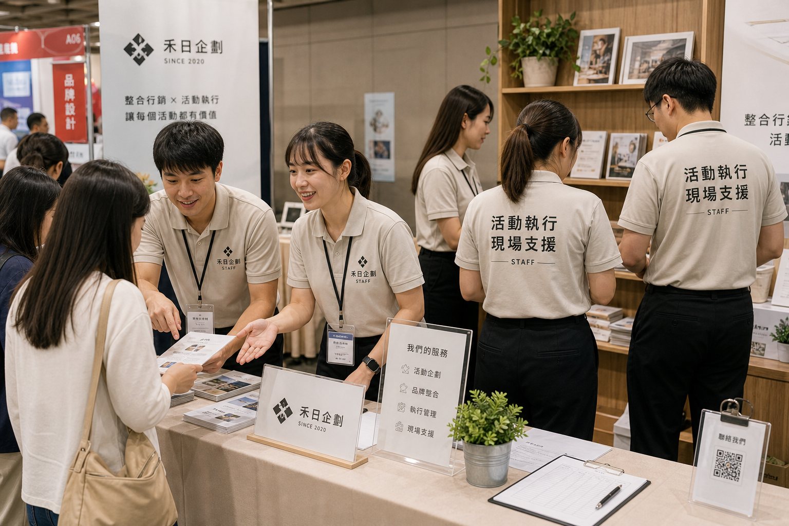 公司活動工作人員制服方向